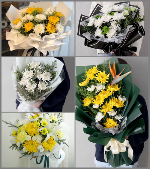 广东揭阳市揭东区埔田镇刘厝寨村白事花束代送